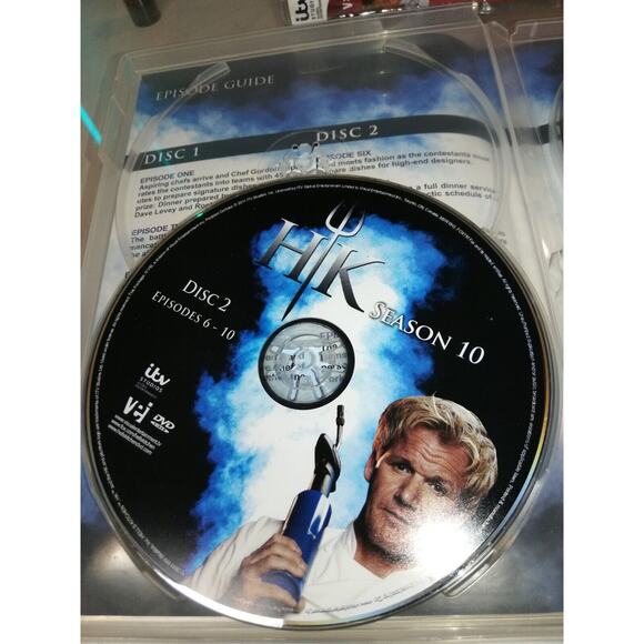 Hells Kitchen: Seasons 1-10 (Set) in-Complete / Gordon Ramsey (Missing 1 disk) - Picture 9 of 12